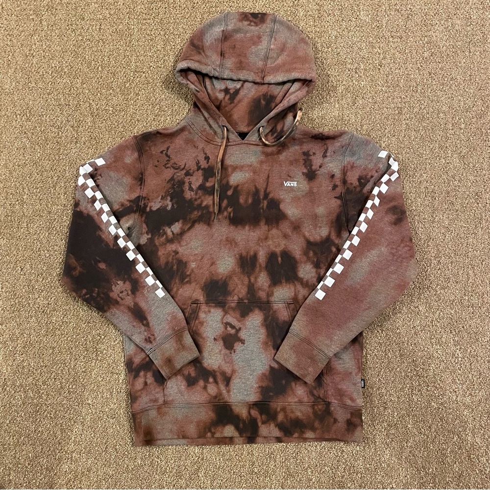 Custom Bleach-Dyed Vans Hoodie